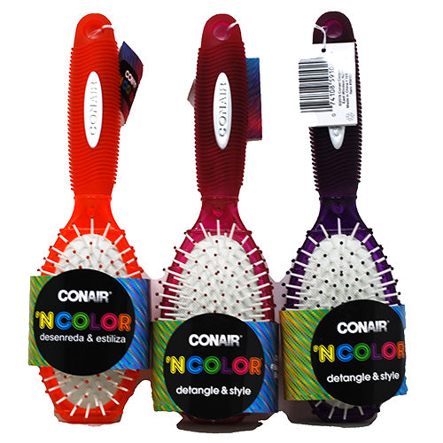 CONAIR N'COLOR DETANGLE/STYLE HAIRBRUSH-ASST/NI