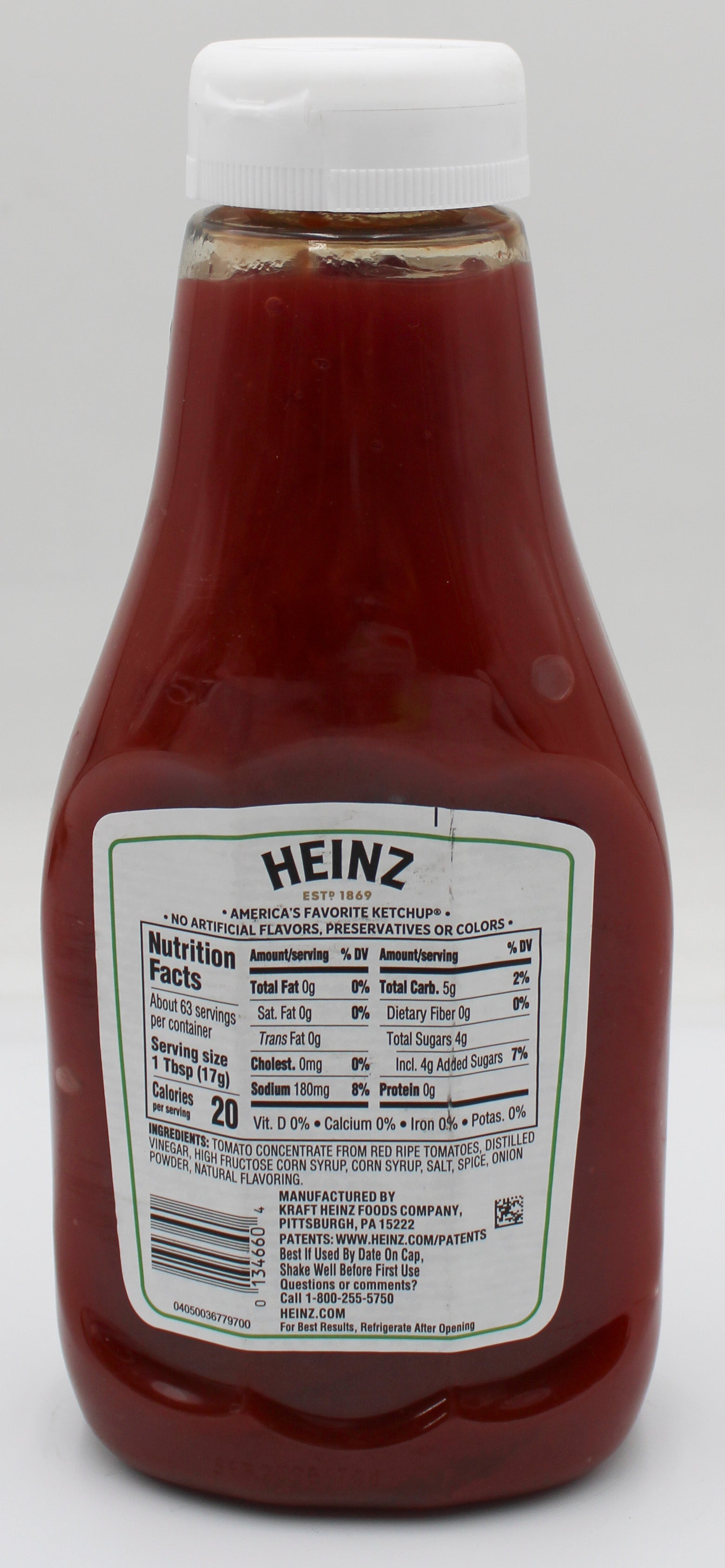 HEINZ KETCHUP 38oz. BB 10/31/2027 IMPERFECT