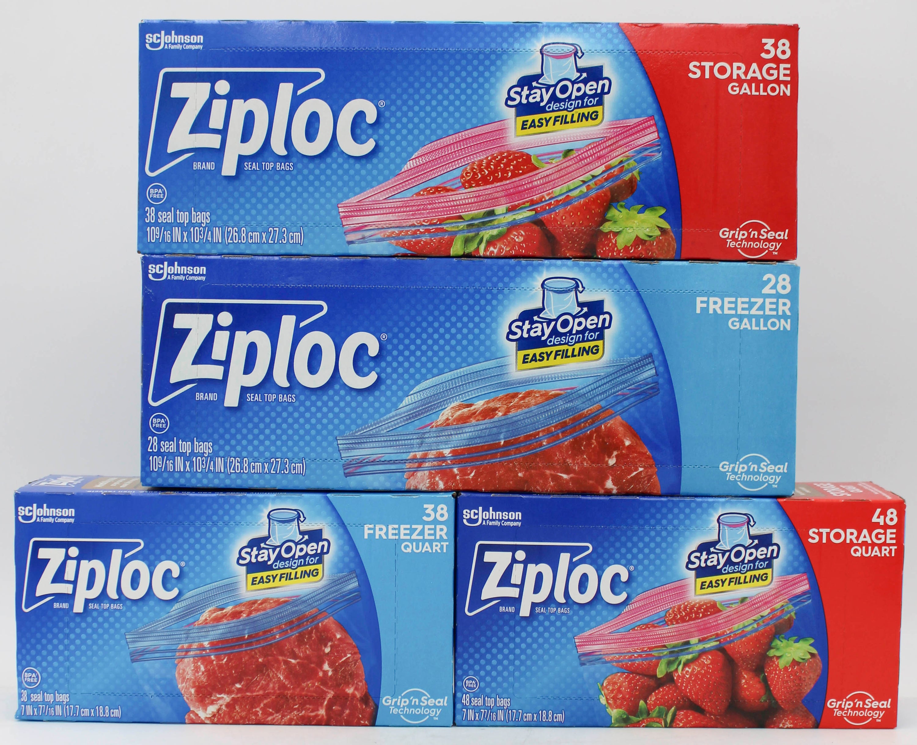 ZIPLOC PRESS N SEAL MIXED PPK