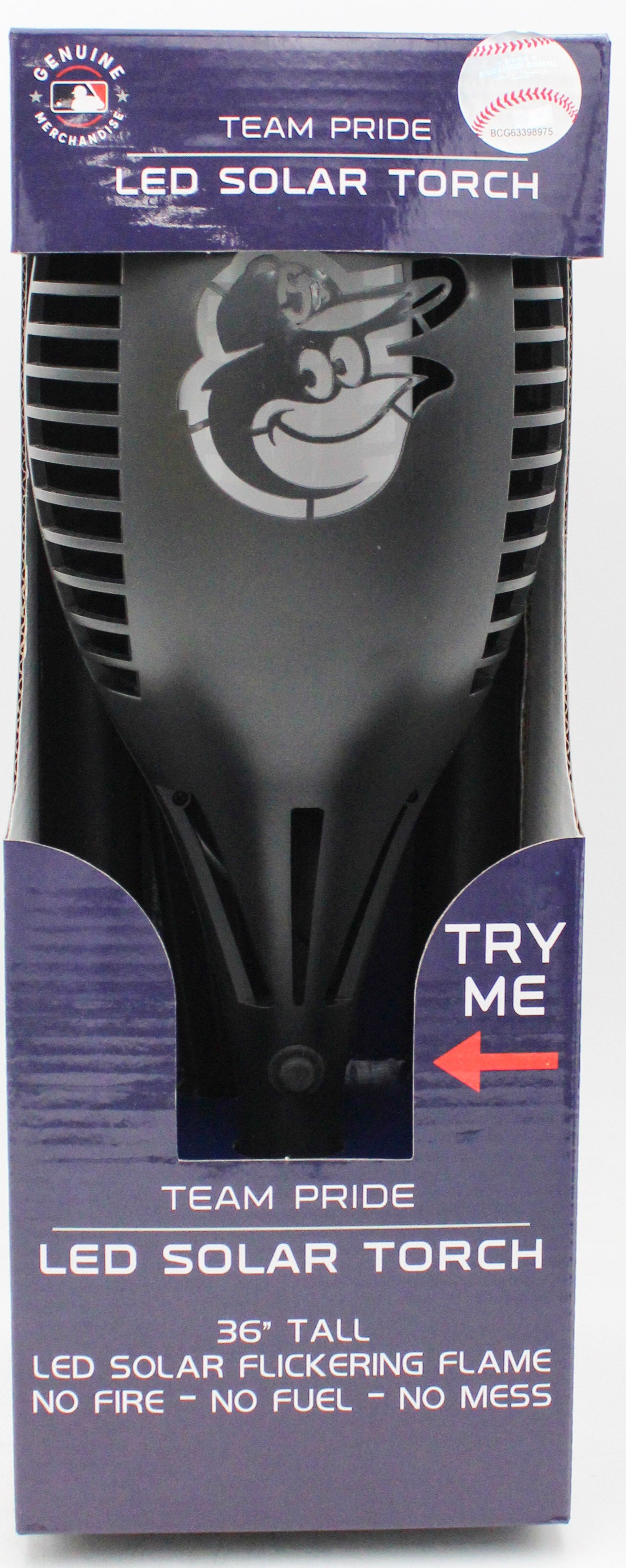 BALTIMORE ORIOLES LED SOLAR TORCH 36"