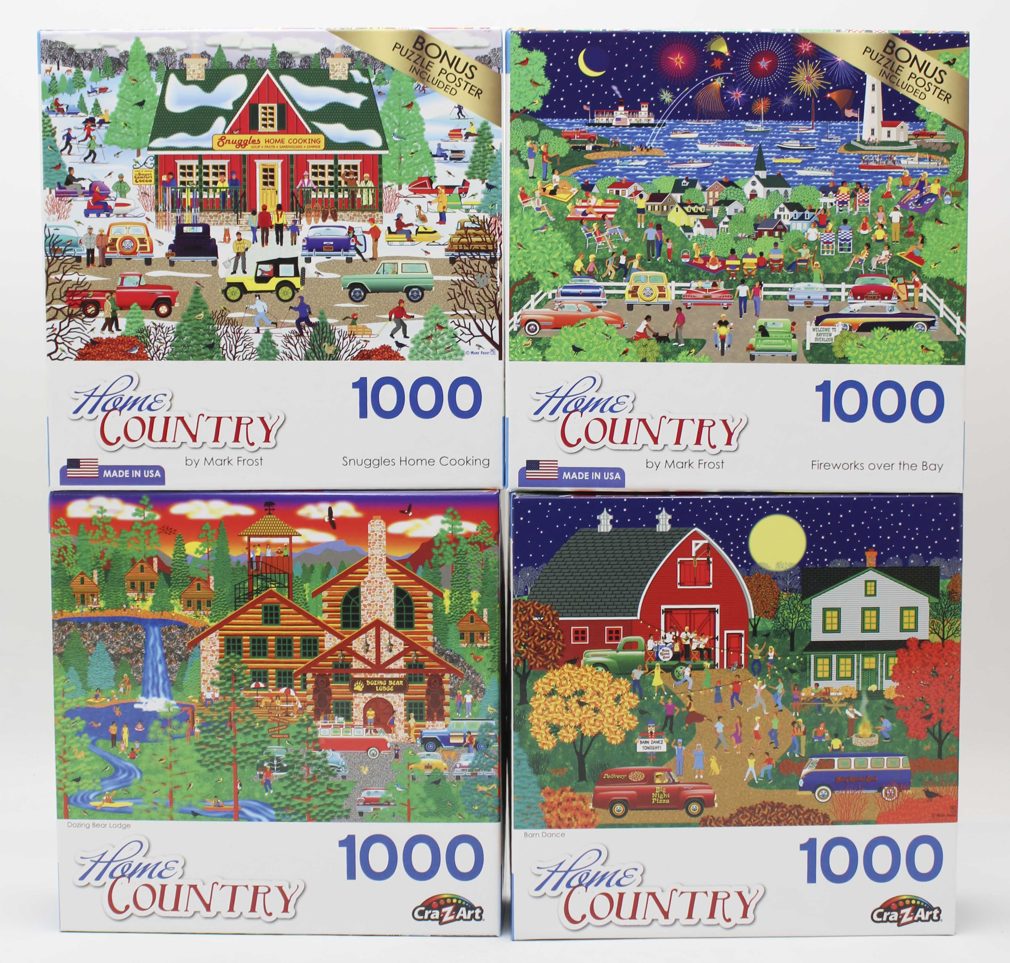 CRA-Z-ART HOME COUNTRY 1000PC PUZZLE - ASSORTED