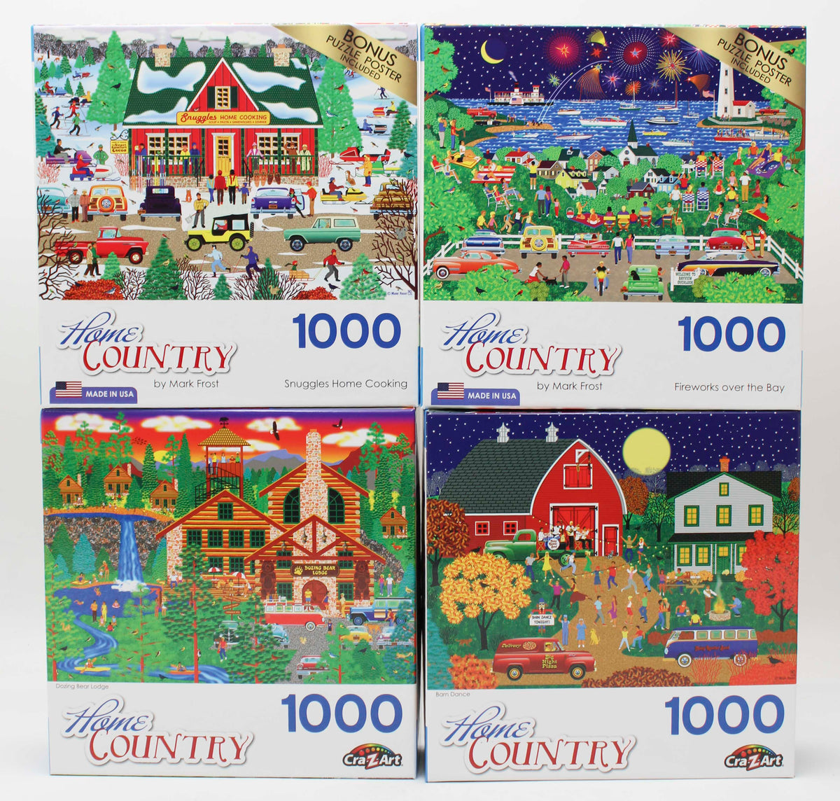CRA-Z-ART HOME COUNTRY 1000PC PUZZLE - ASSORTED