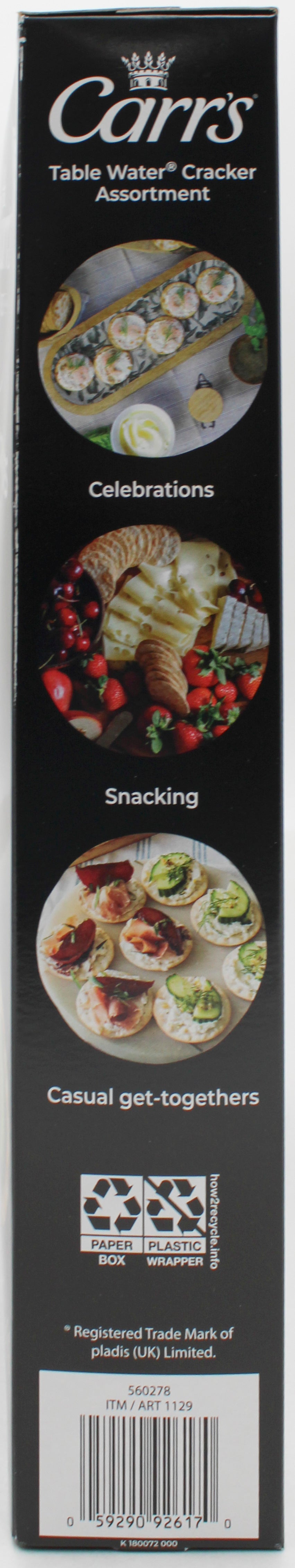 CARR'S CRACKERS VARIETY CLUB PACK PREMIUM ASSORTMENT 25.5 Oz NI BB 10/16/2026