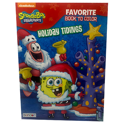 COLOR BOOK($1)SPNGBOB/HOLIDAY TDNGS