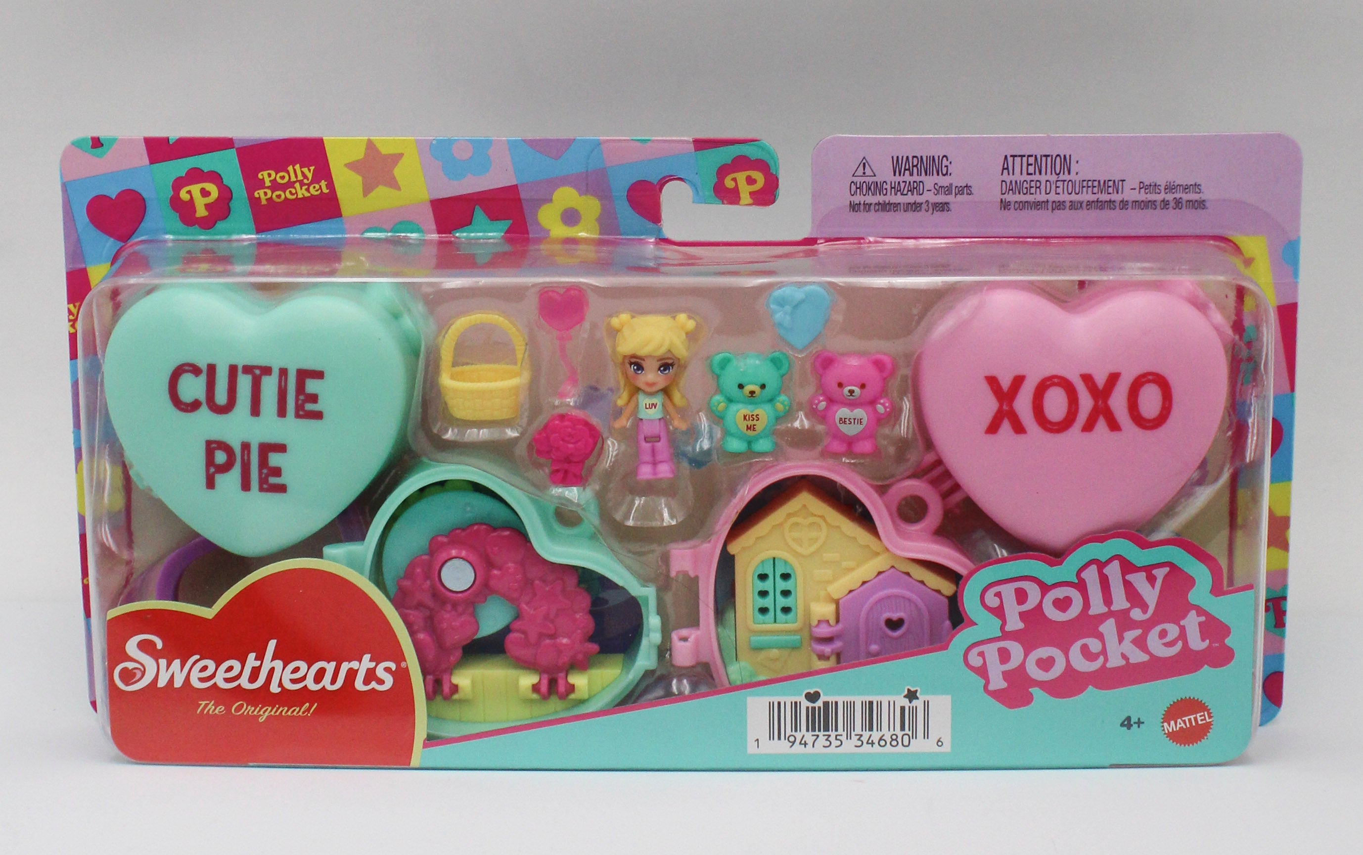 MATTEL POLLY POCKET SWEETHEARTS COMPACT ASSORTMENT