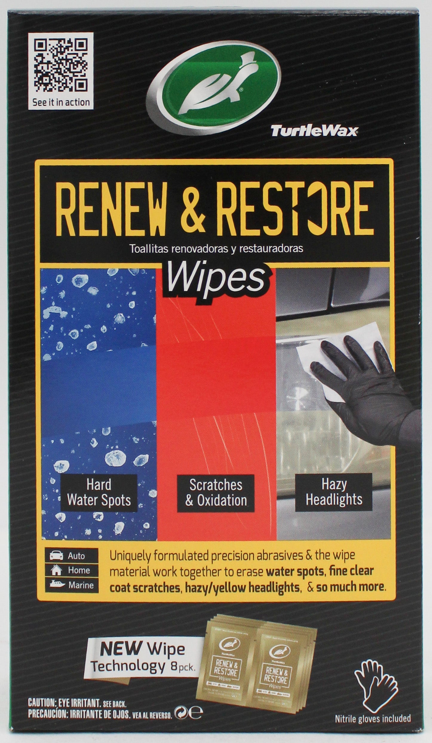 SP TURTLE WAX RENEW & RESTORES WIPES