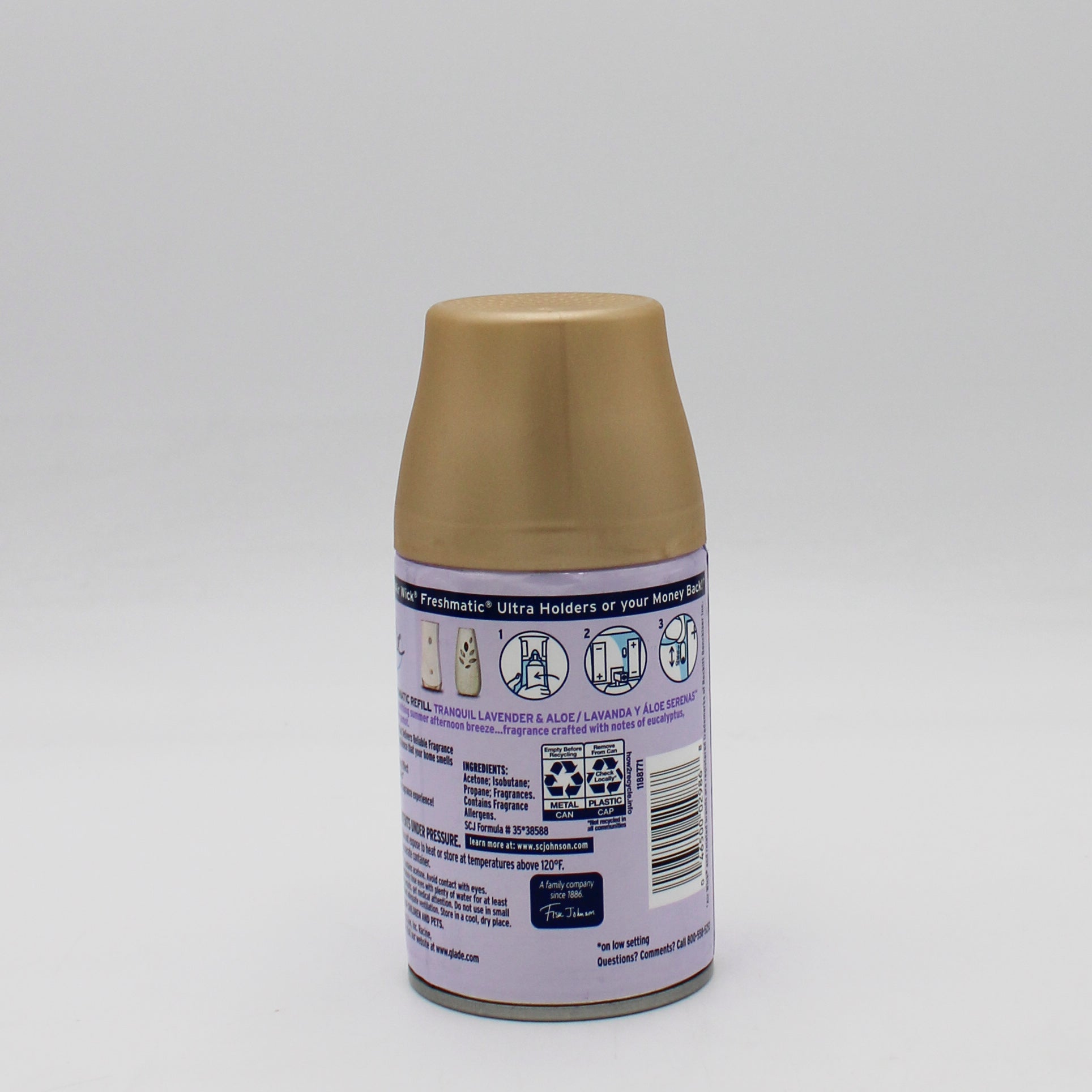 SP GLADE SPRAY REFILL LAVENDER & ALOE 6.2oz