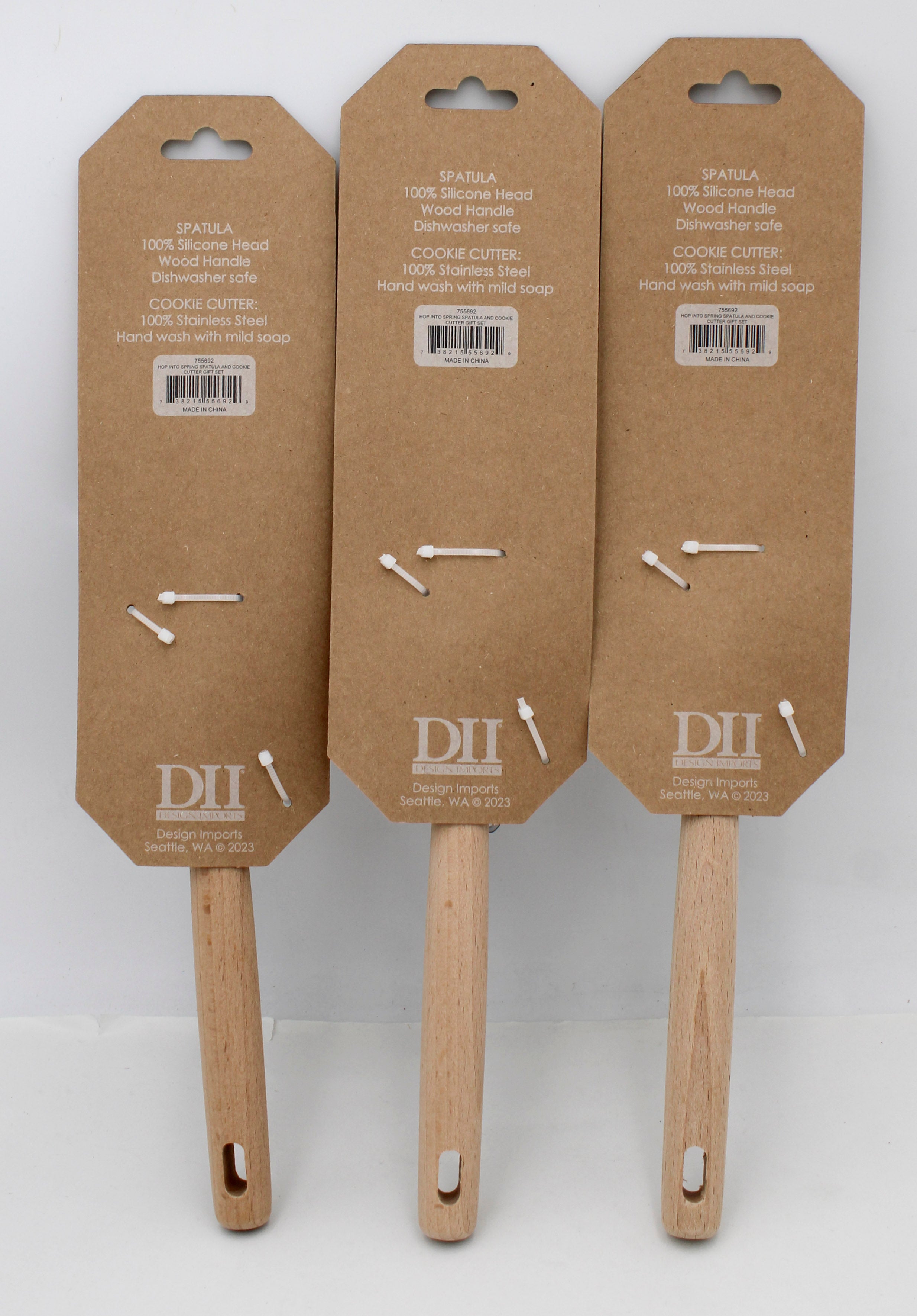 2PC SET SPATULA AND COOKIE CUTTER - HOP INTO SPRING