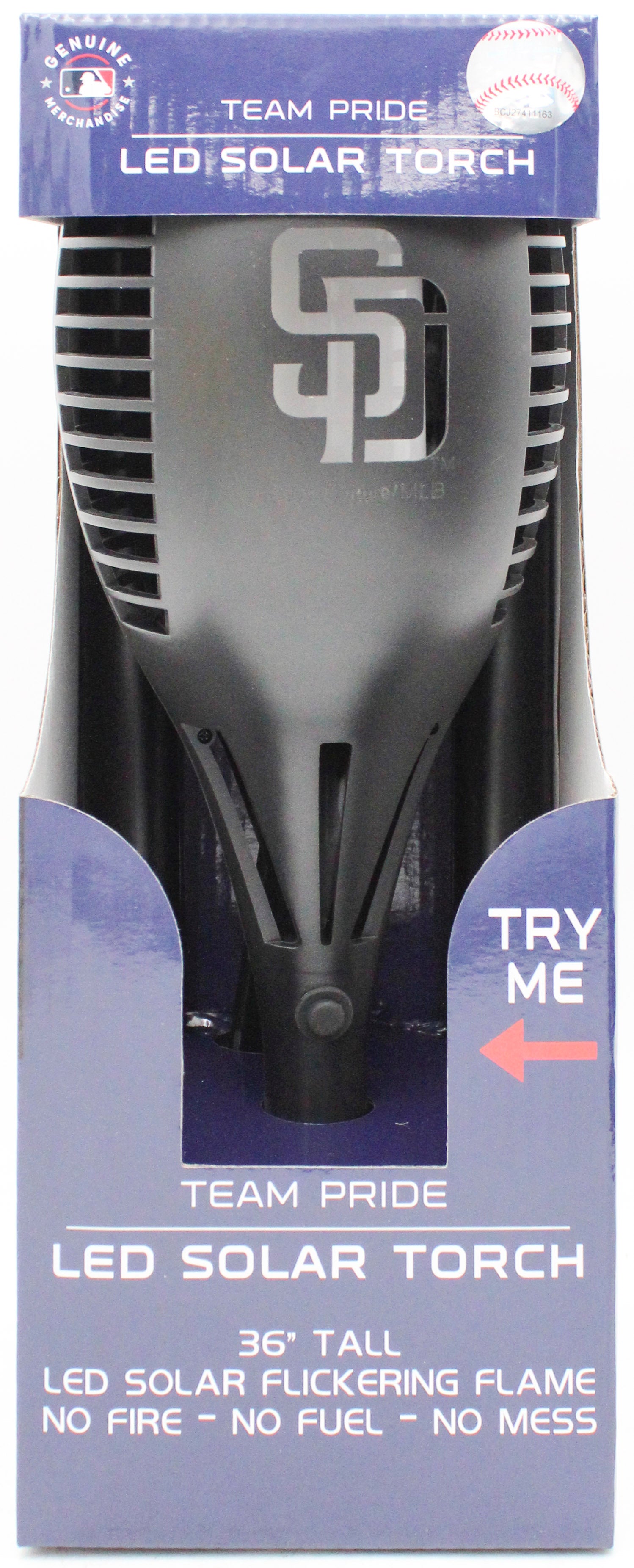 SAN DIEGO PADRES LED SOLAR TORCH 36"