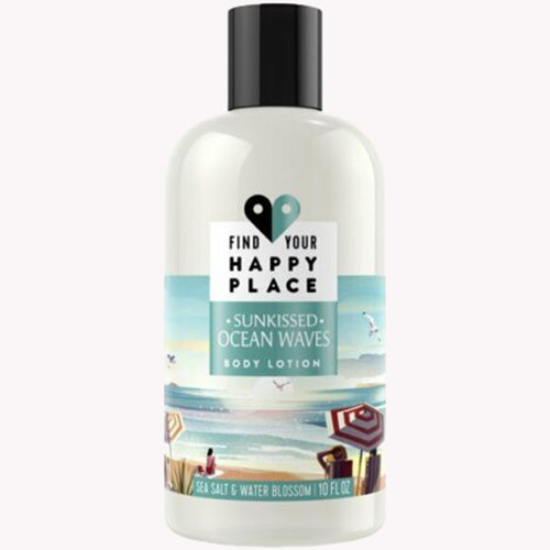 FIND YOUR HAPPY PLACE BODY LOTION 10OZ-OCEAN WAVES