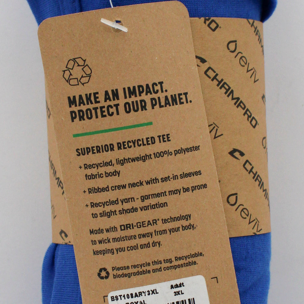 T-SHIRT - ADULT - ROYAL BLUE- 3XL