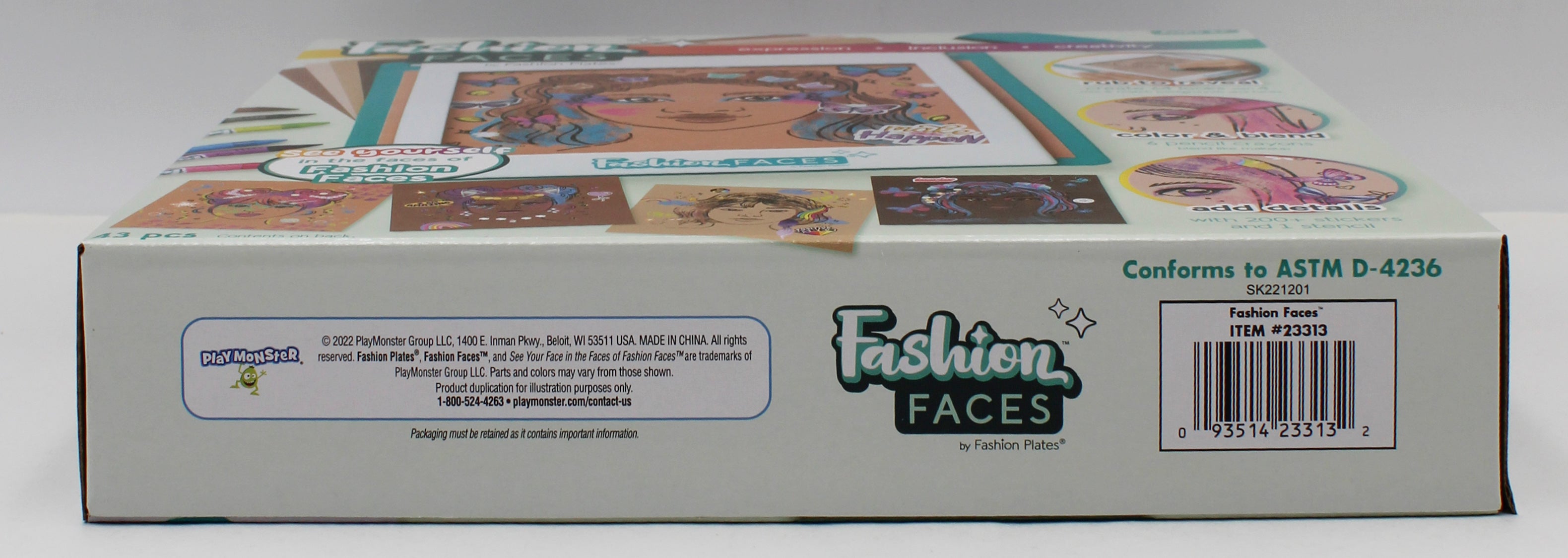 FASHION PLATES: FASHION FACES ARTS AND CRAFTS