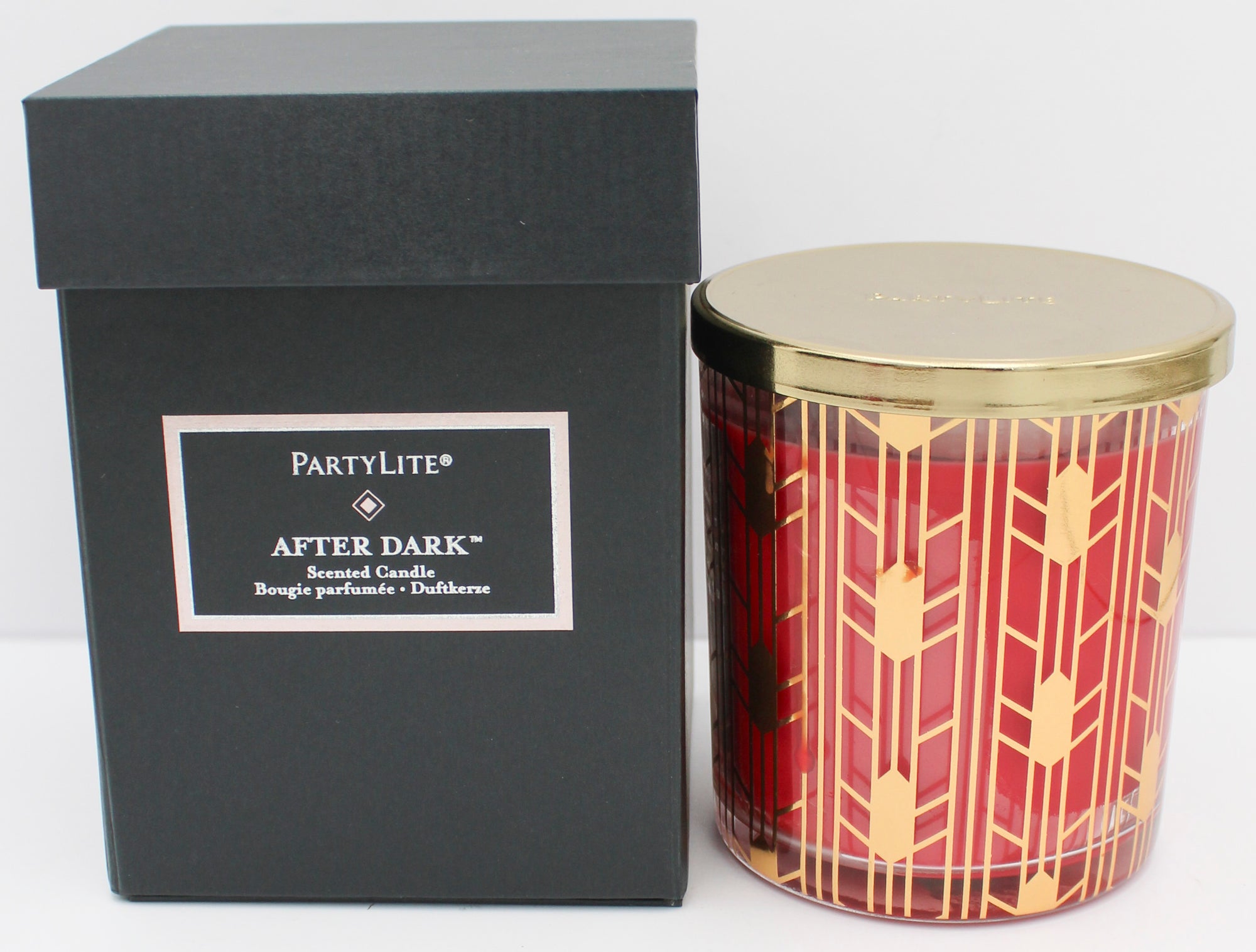 PARTYLITE AFTER DARK APPLE VELOUR SCENTED JAR CANDLE 10oz