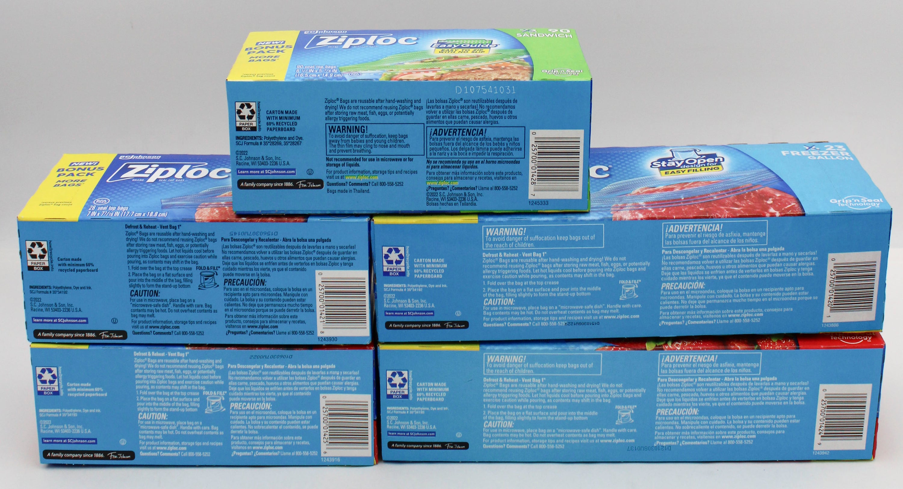 ZIPLOC BACK TO SCHOOL MIXED PDQ