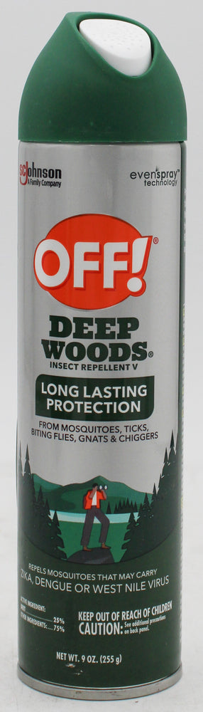 SP OFF! DEEP WOODS INSECT REPELLENT LONG LASTING PROTECTION 9oz