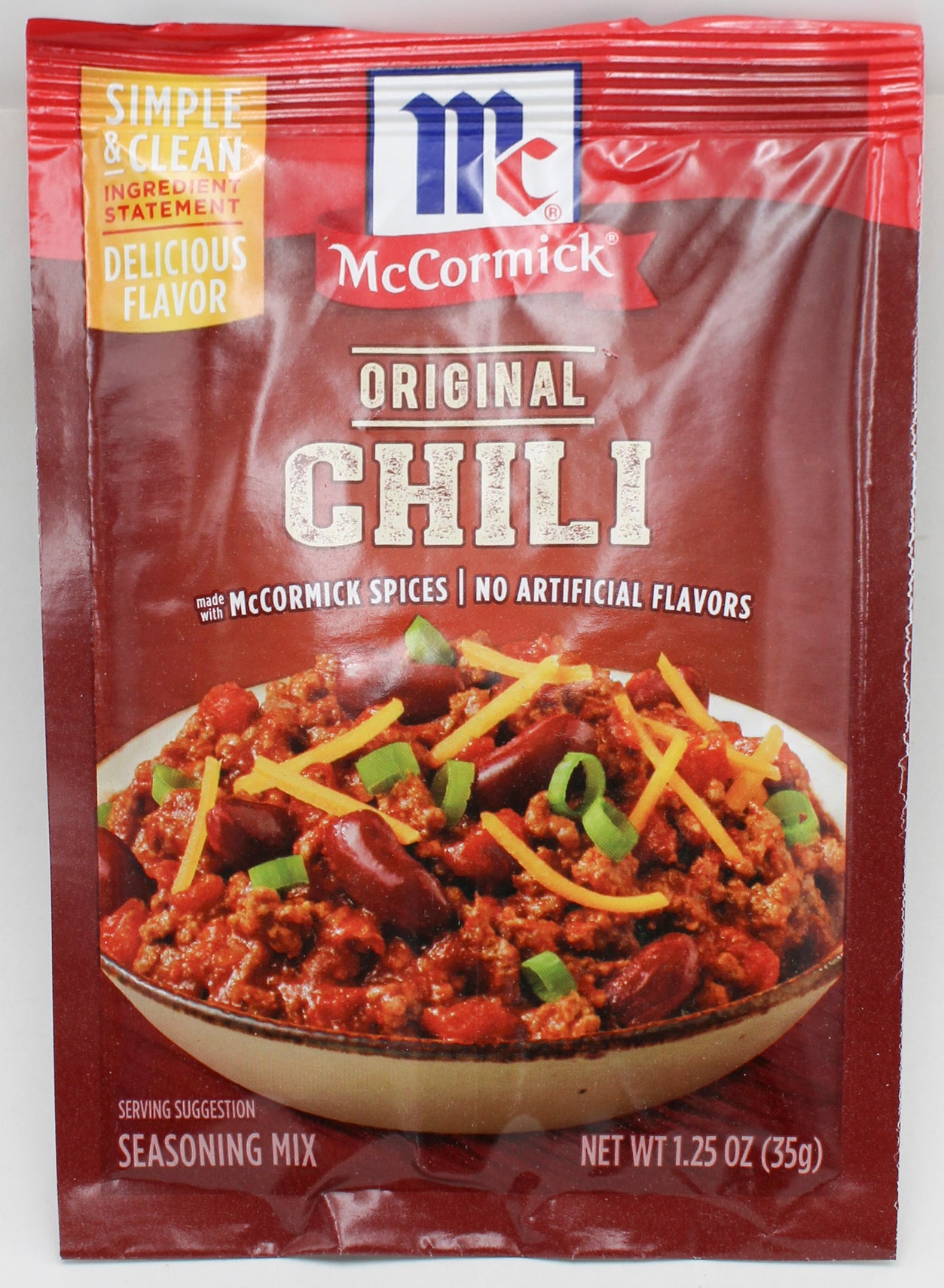 MCCORMICK ORIGINAL CHILI SEASONING 1.25 Oz BB 10/4/2026