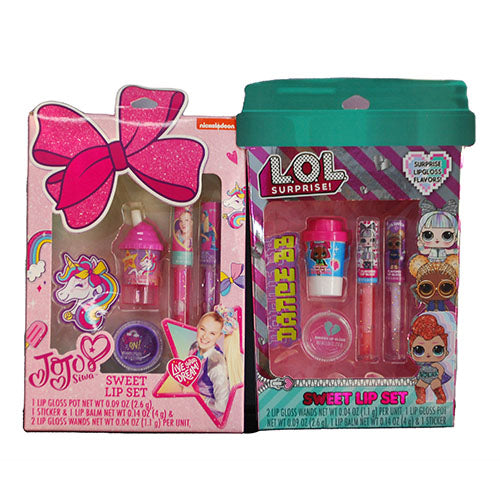 CENTRIC KIDS SWEET LIP SET ASSORTMENT-JOJO SIWA & LOL SURPRISE NI