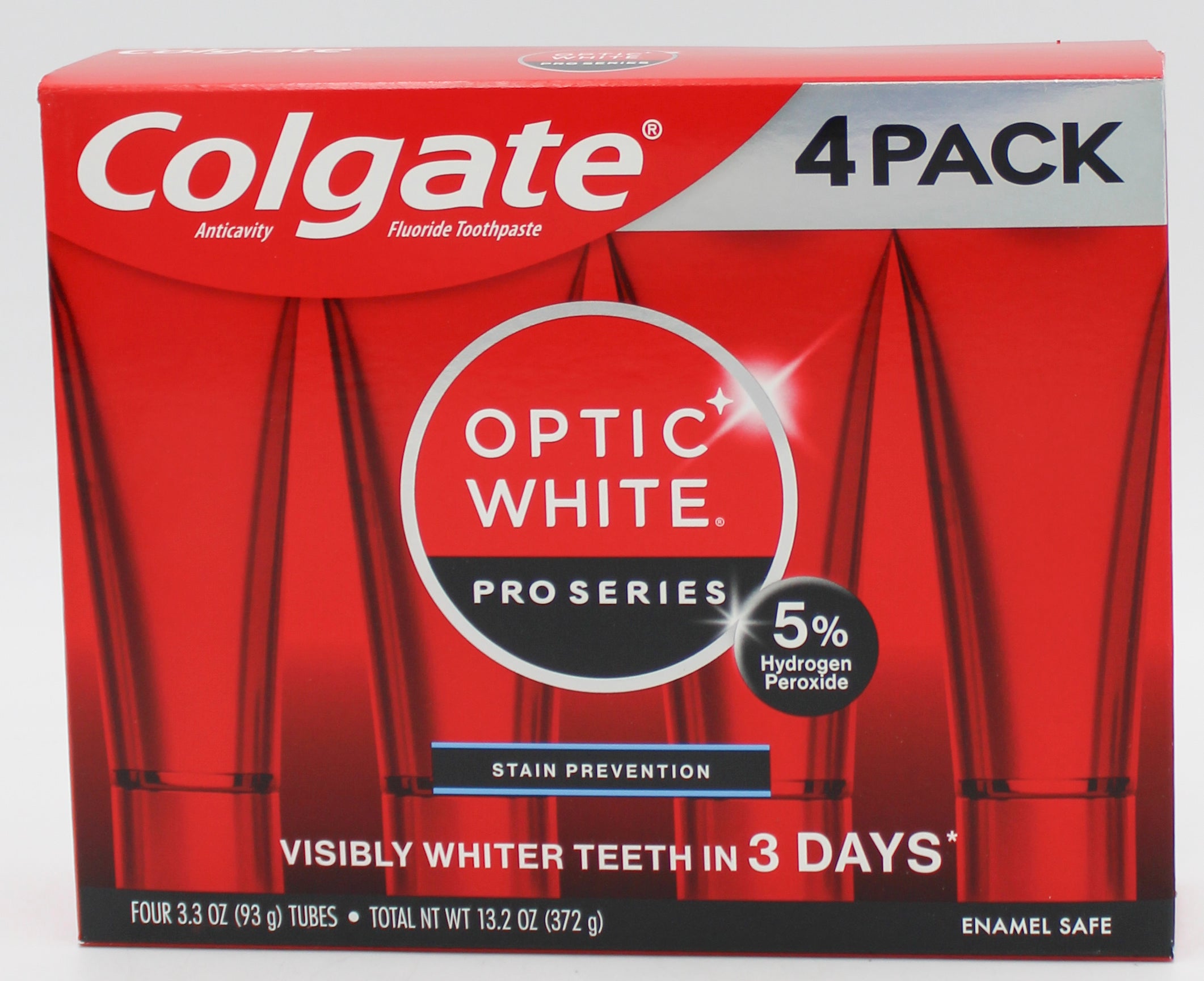 COLGATE OPTIC WHITE PRO SERIES 4ct 3.3oz PALLET DISPLAY EXP 2/2025 NI