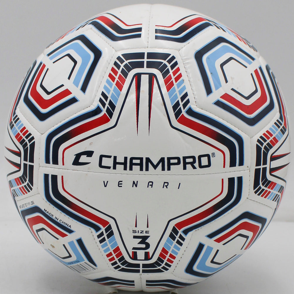 VENARI 20 Panel Soccer Ball #3 NAVY BLUE SCARLET