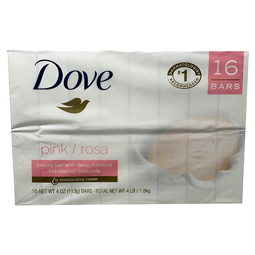 DOVE BAR SOAP 4oz/16PK-PINK/ROSA