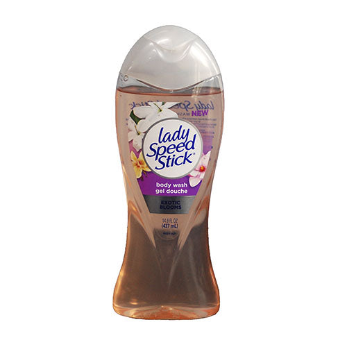 LADY SPEED STICK BODY WASH 14.8OZ-EXOTIC BLOOMS NI