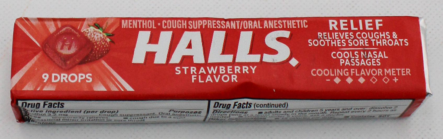 HALLS 9 PC STRAWBERRY EXP 3/6/27