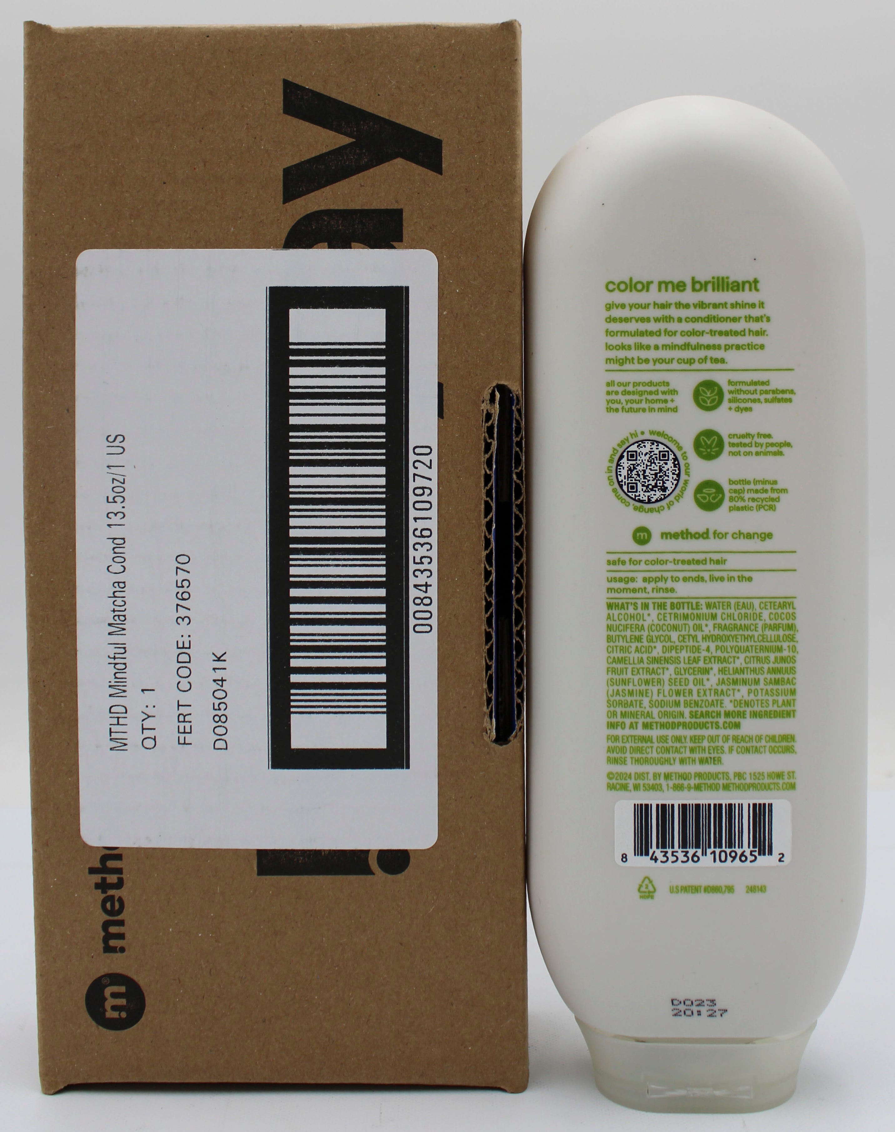 METHOD CONDITIONER MINDFUL MATCHA 13.5oz US