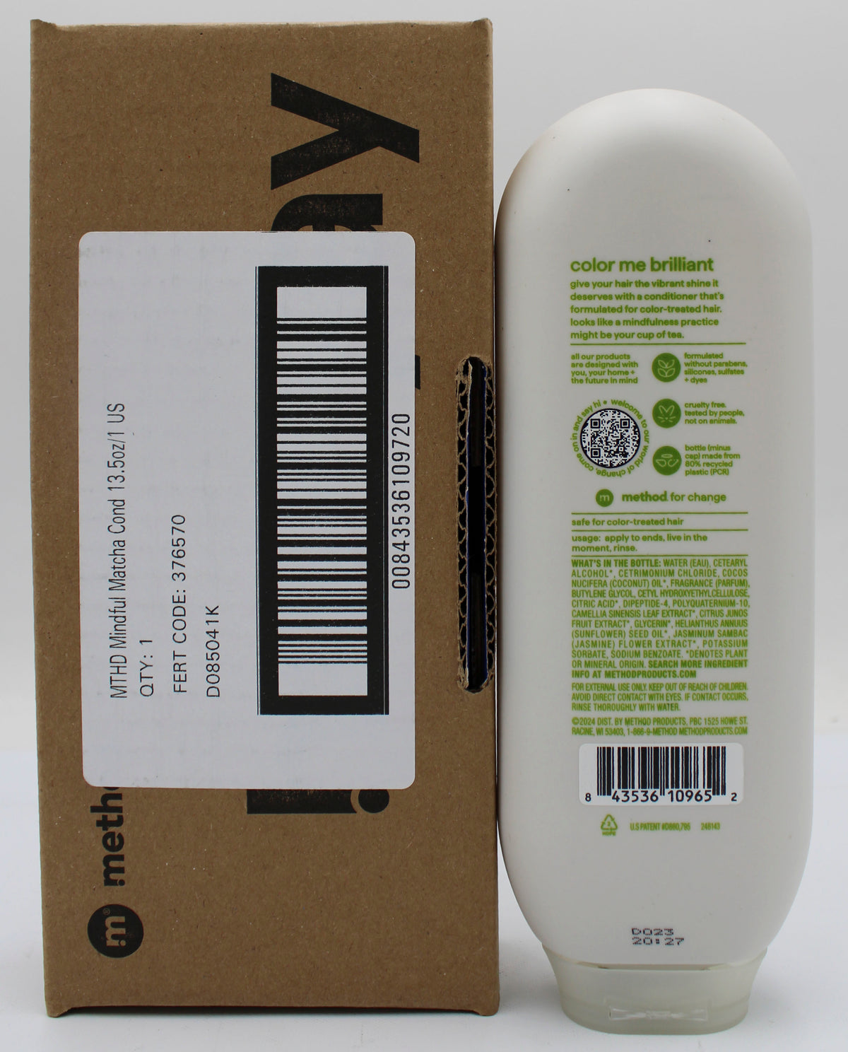 METHOD CONDITIONER MINDFUL MATCHA 13.5oz US