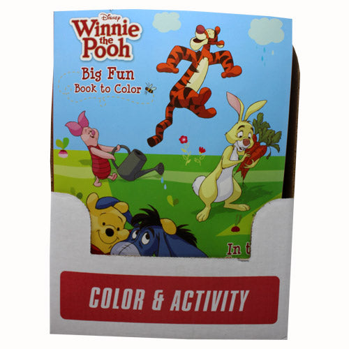 WIN.POOH BIG FUN COLR BK 96PG/4STYL