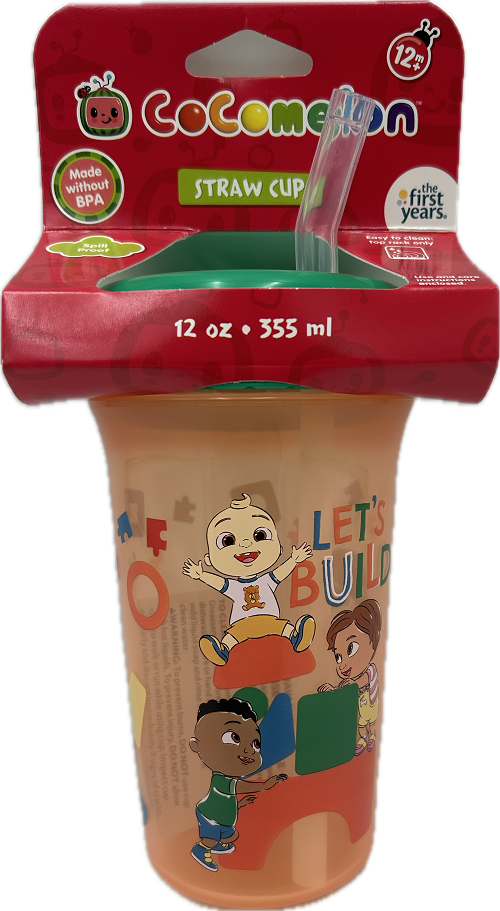 COCOMELON STRAW CUP 12oz NI