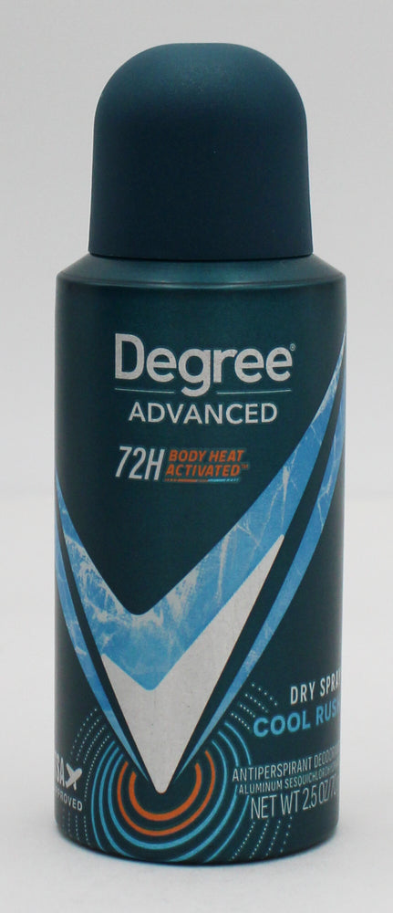 DEGREE FOR MEN ANTIPERSPIRANT AEROSOL ADVANCED COOL RUSH 2.5oz