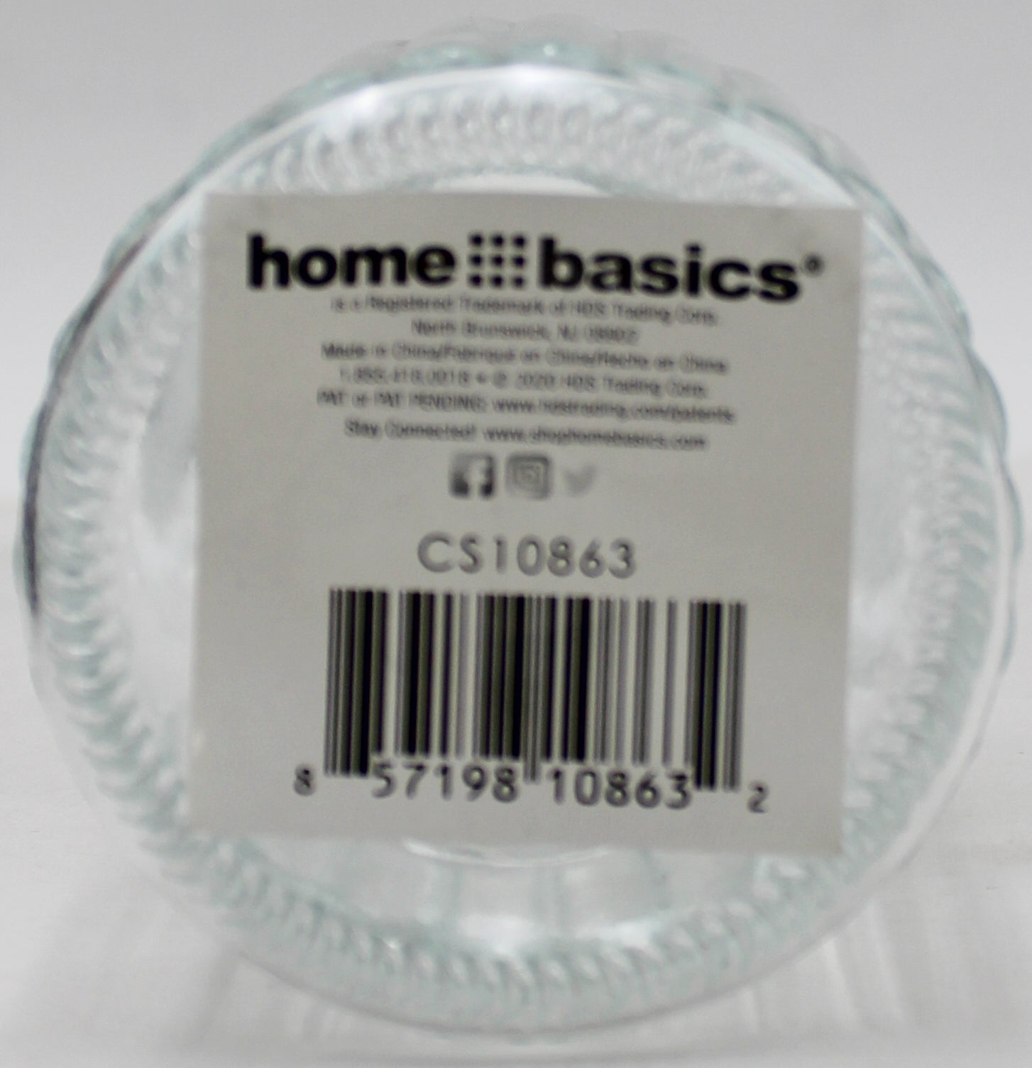 RIBBED CANISTER IN PDQ - 3x5