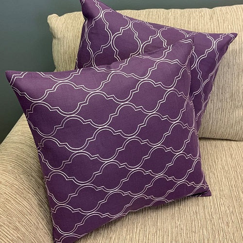 DIAMOND 18" PILLOW COVER