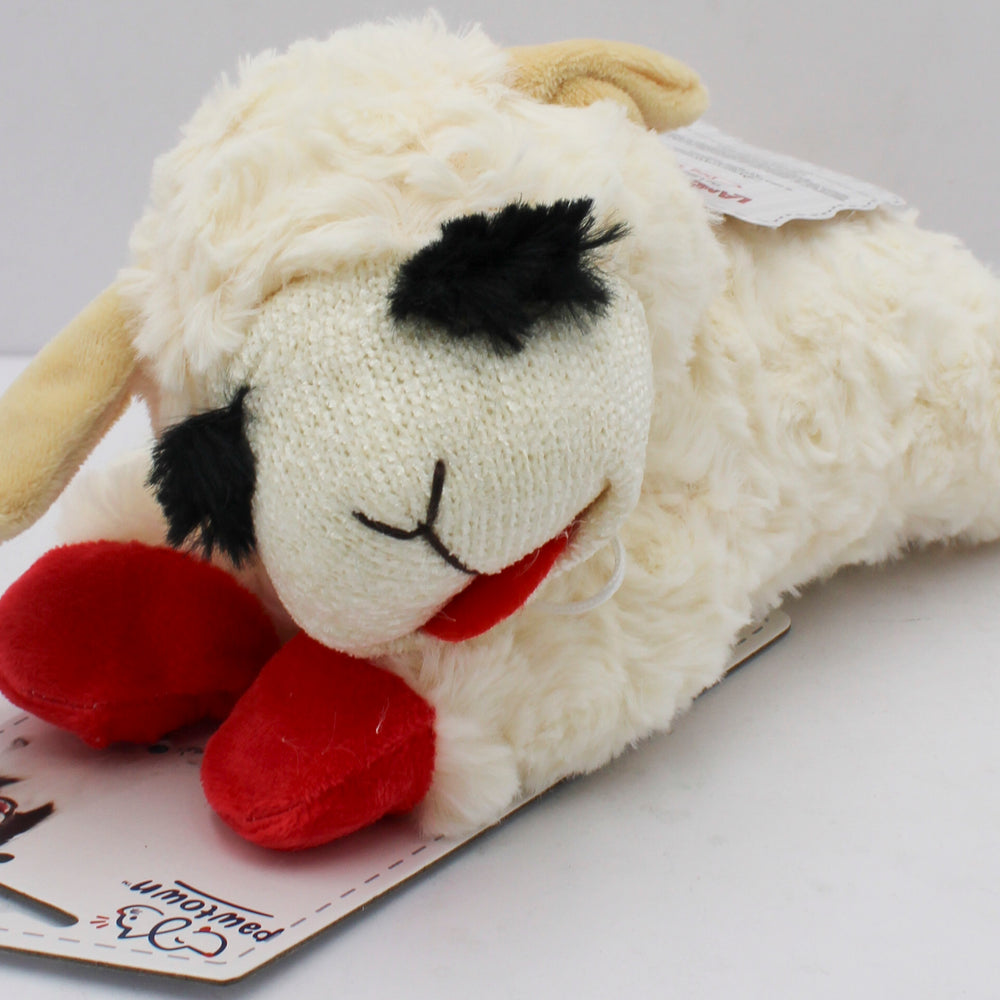 MULTIPET PLUSH LAMBCHOP  DOG TOY - 10.5"