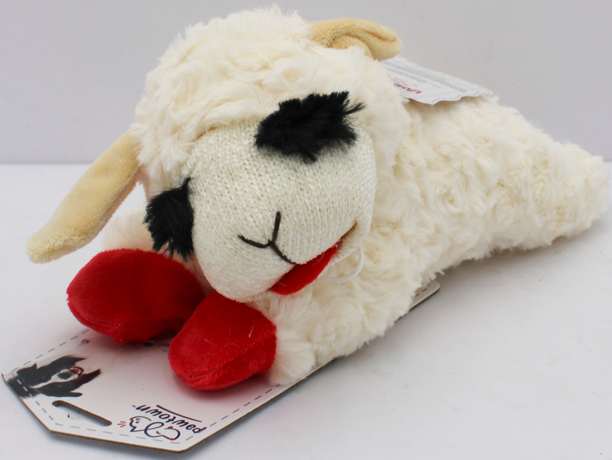 MULTIPET PLUSH LAMBCHOP  DOG TOY - 10.5"