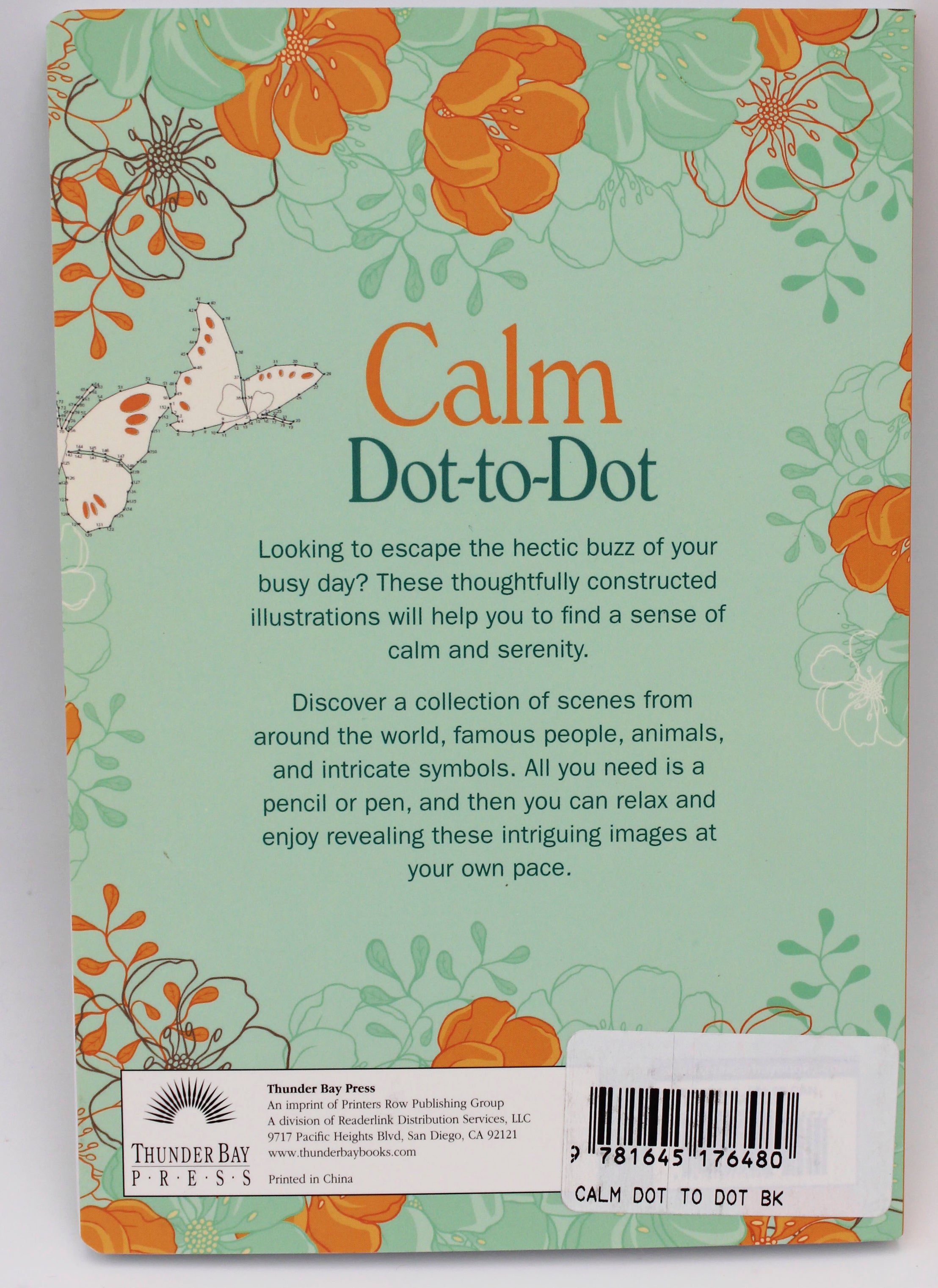 CALM DOT TO DOT PAPERBACK PUZZLE BOOK 128PG PP$6.99