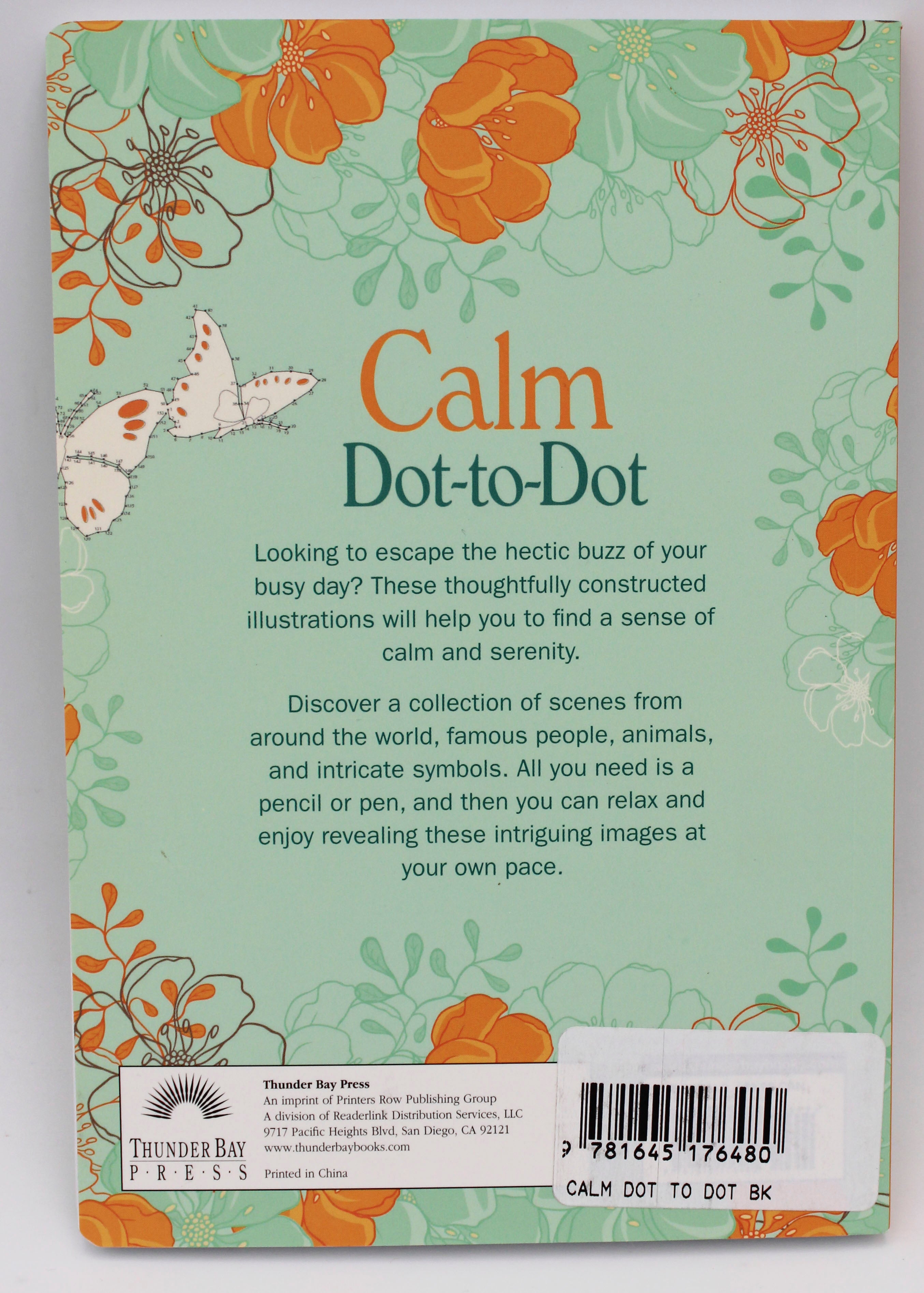 CALM DOT TO DOT PAPERBACK PUZZLE BOOK 128PG PP$6.99