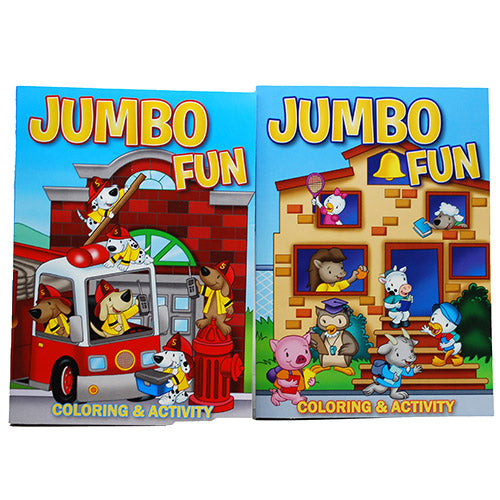 JUMBO COLOR/ACTIVITY BOOK-JUMBO FUN