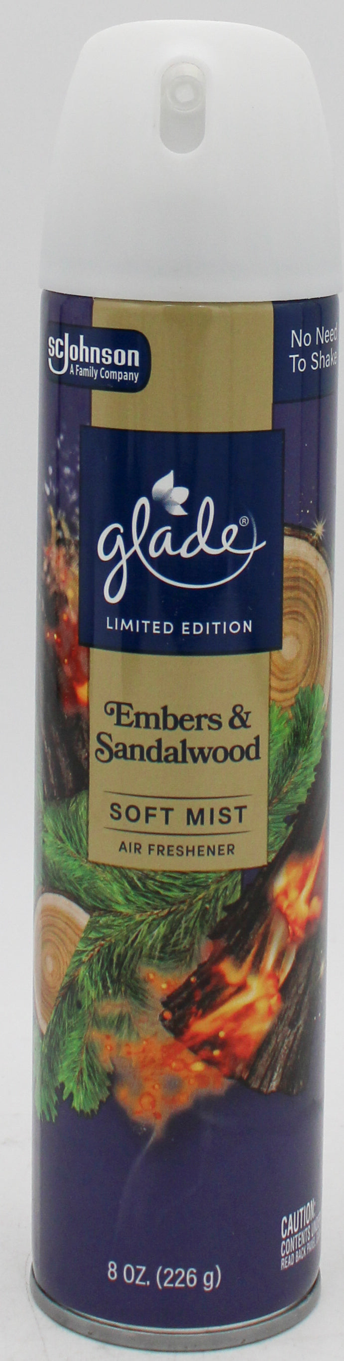 SP GLADE AEROSOL SPRAY EMBERS & SANDALWOOD 8.0oz