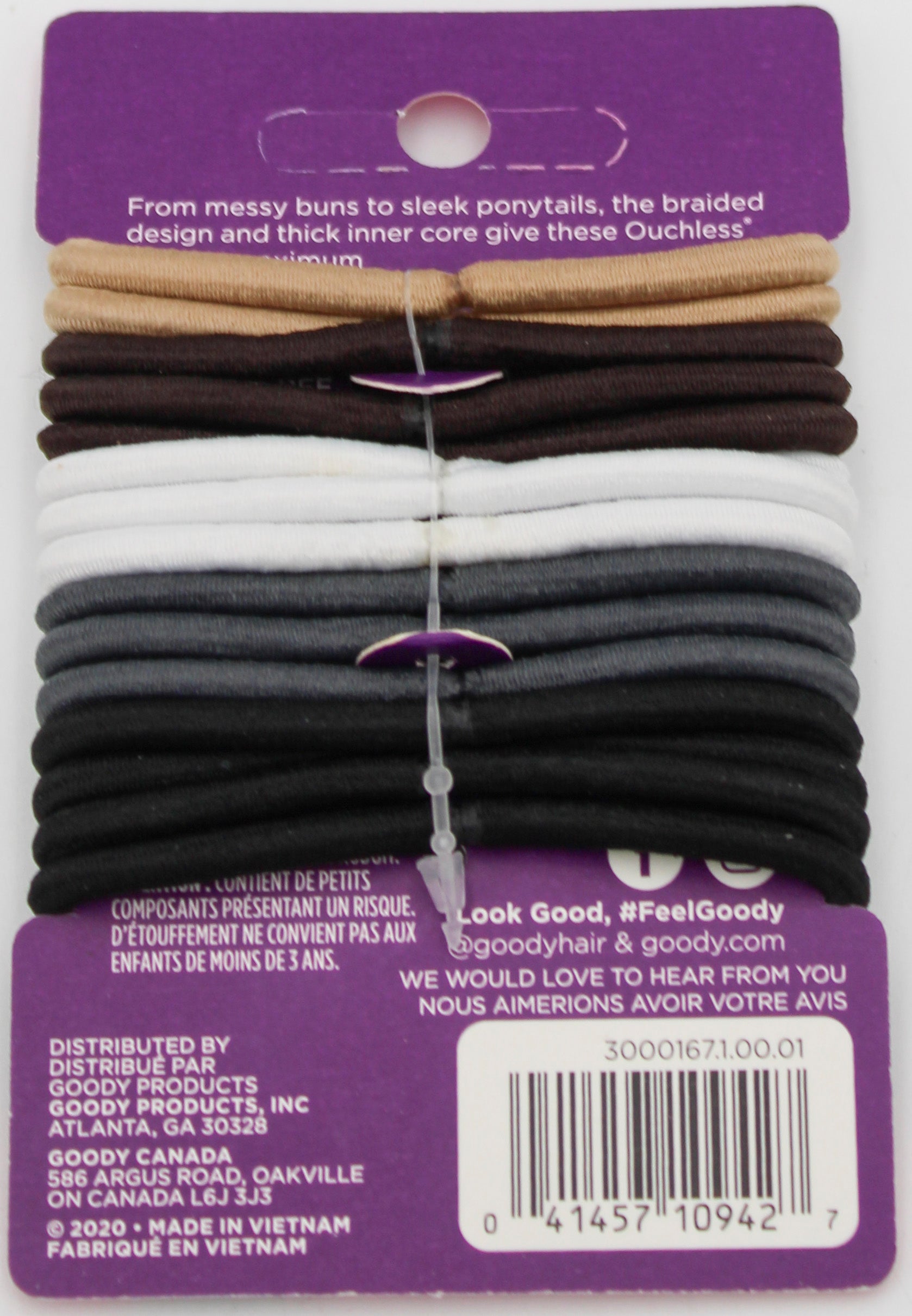 GOODY ELASTICS OUCHLESS NEUTRAL 4MM 15ct NI