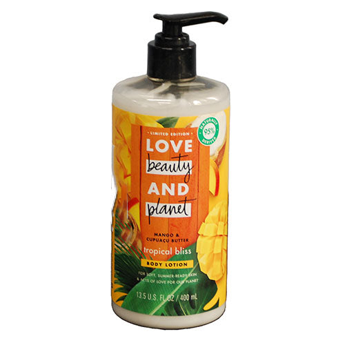 LOVE BEAUTY & PLANET BODY LOTION 13.5OZ-MANGO&CUPUACU BUTTER
