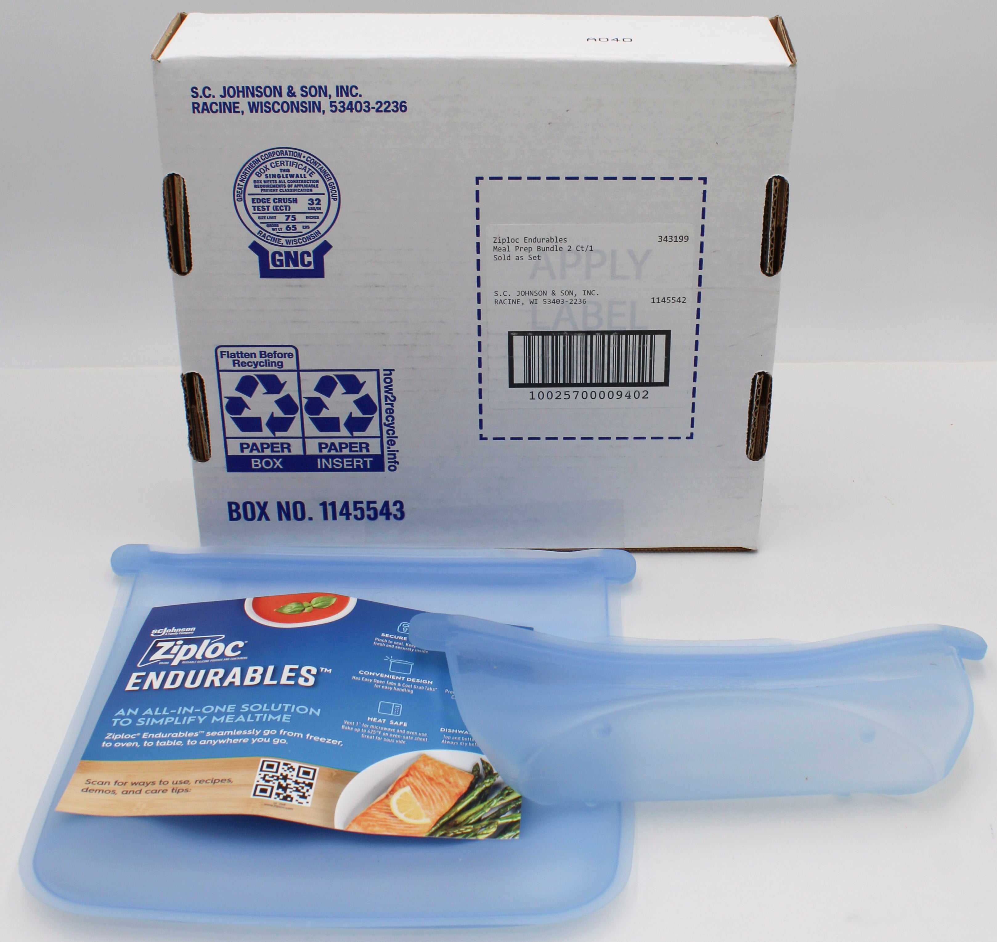 ZIPLOC ENDURABLES MEAL PREP 2ct BUNDLE MIX US