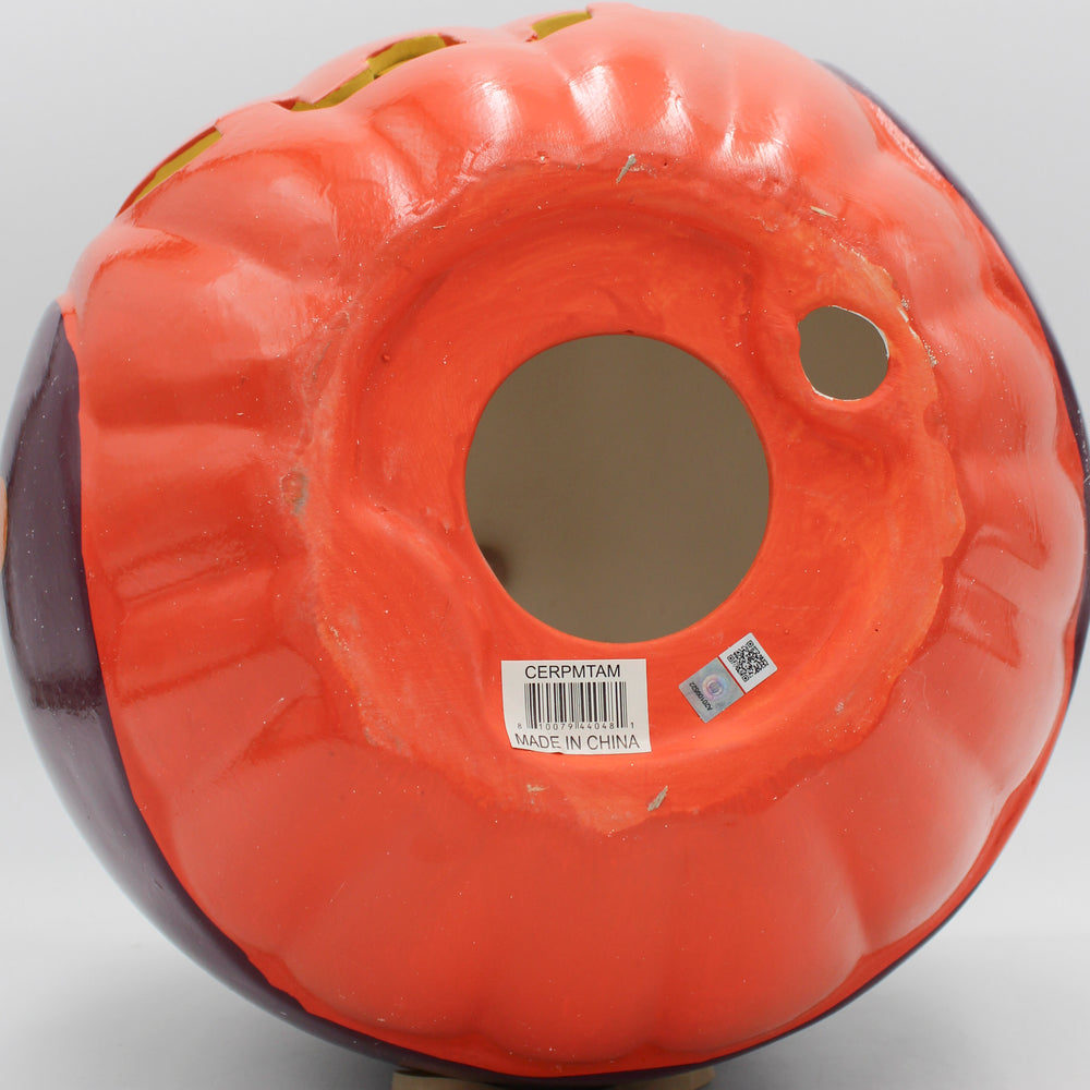 TEXAS A&M AGGIES CERAMIC PUMPKIN HELMET 10"