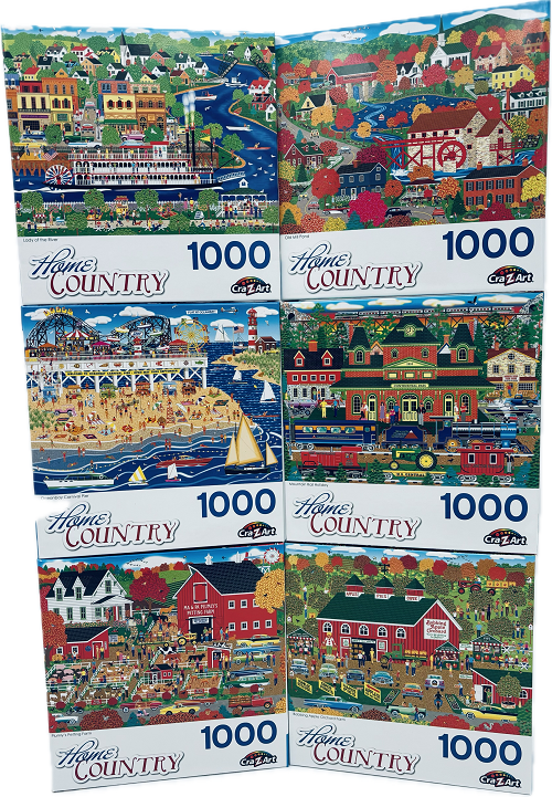 CRA Z ART HOME COUNTRY   AG ASSORTMENT 1000PC AGES 10+ PUZZLE 27"X20"