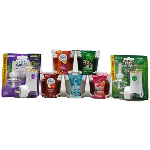GLADE AIR FRESHENER 18PC DISPLAY-HOLIDAY