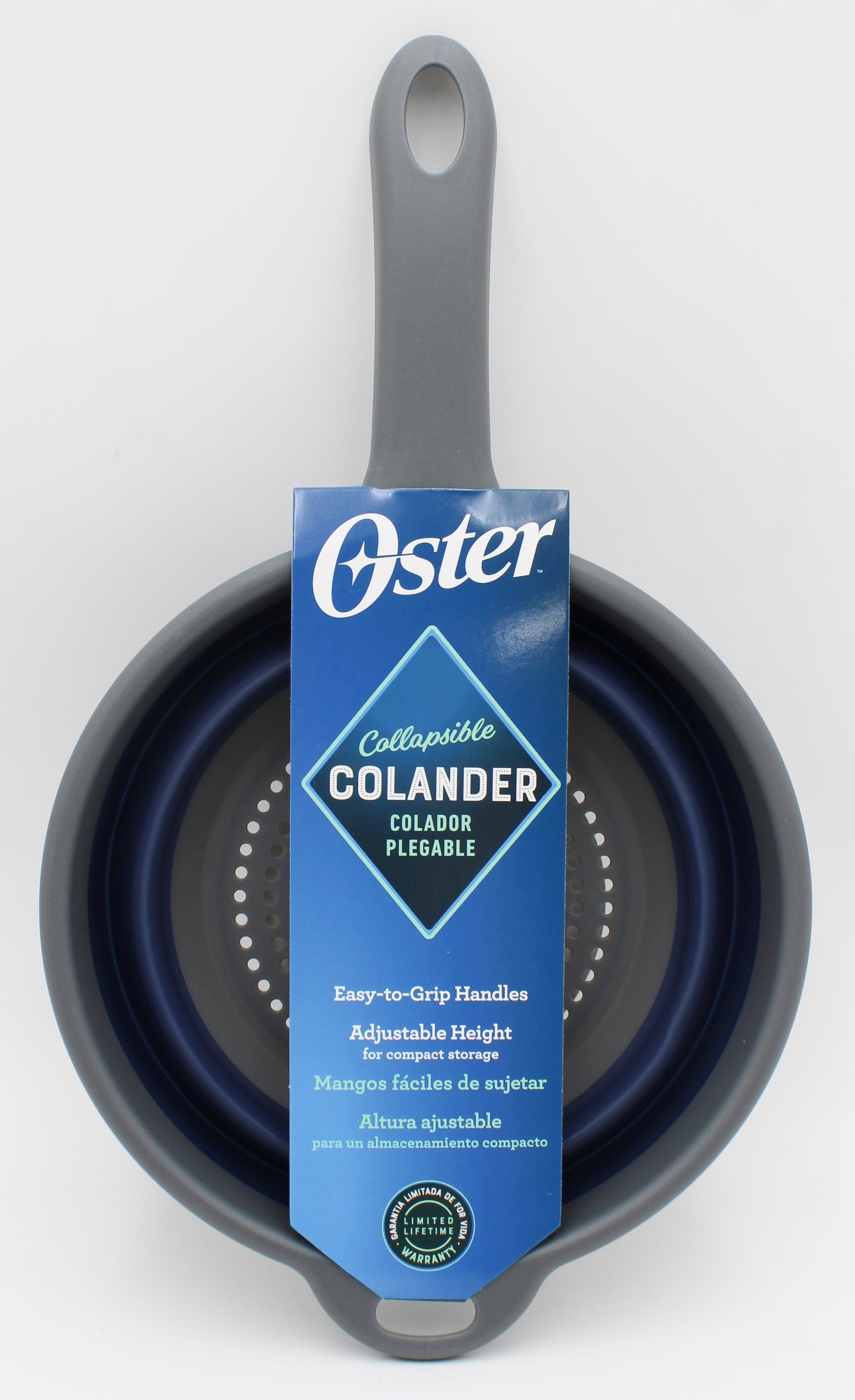 OSTER 7IN FOLDABLE COLANDER W/ HANDLE NI