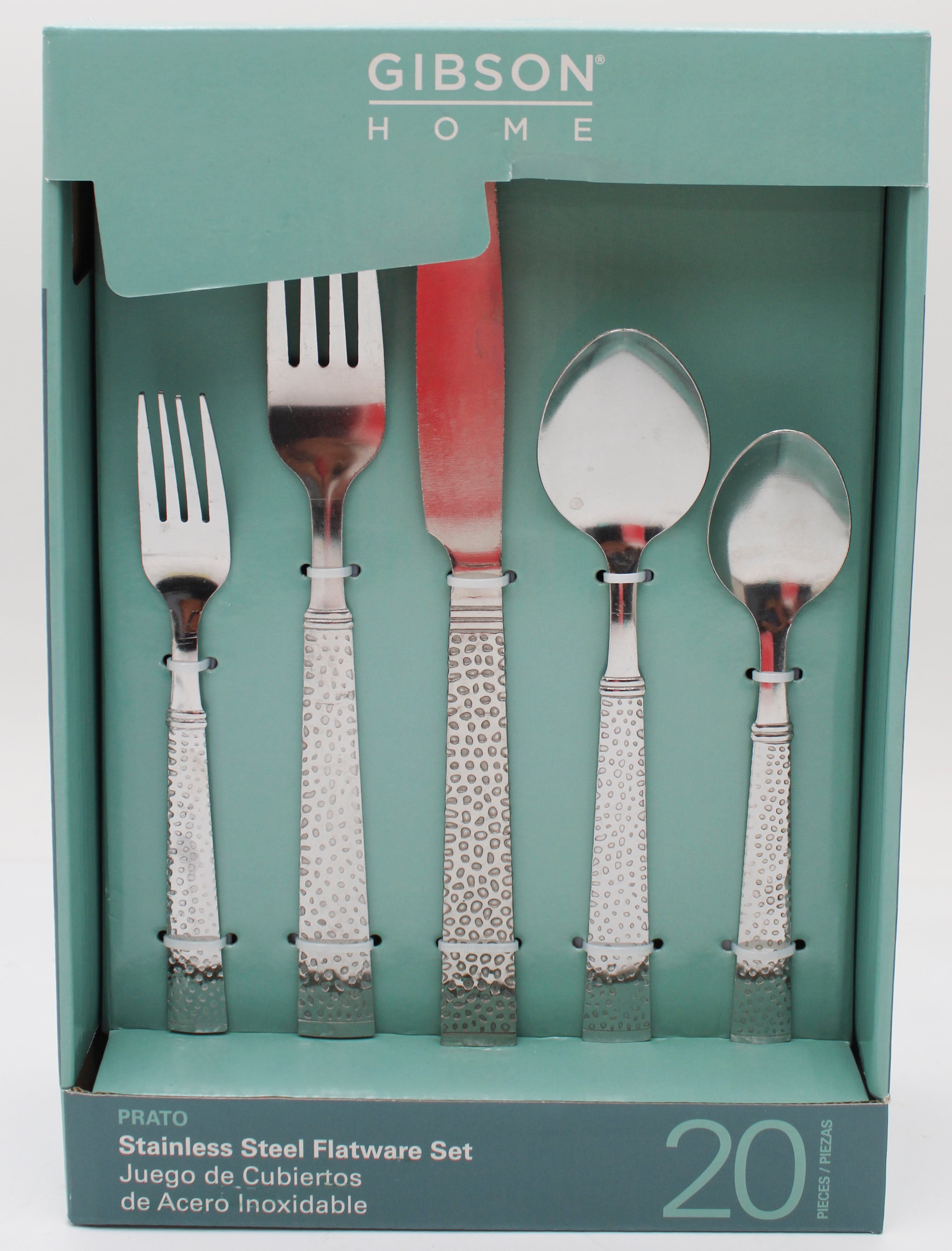 20PC GIBSON FLATWARE SET NI