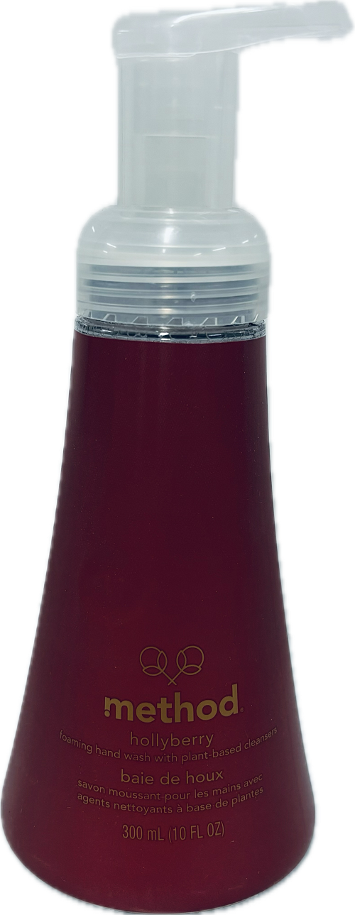 METHOD FOAMING HAND WASH 10OZ-HOLLYBERRY