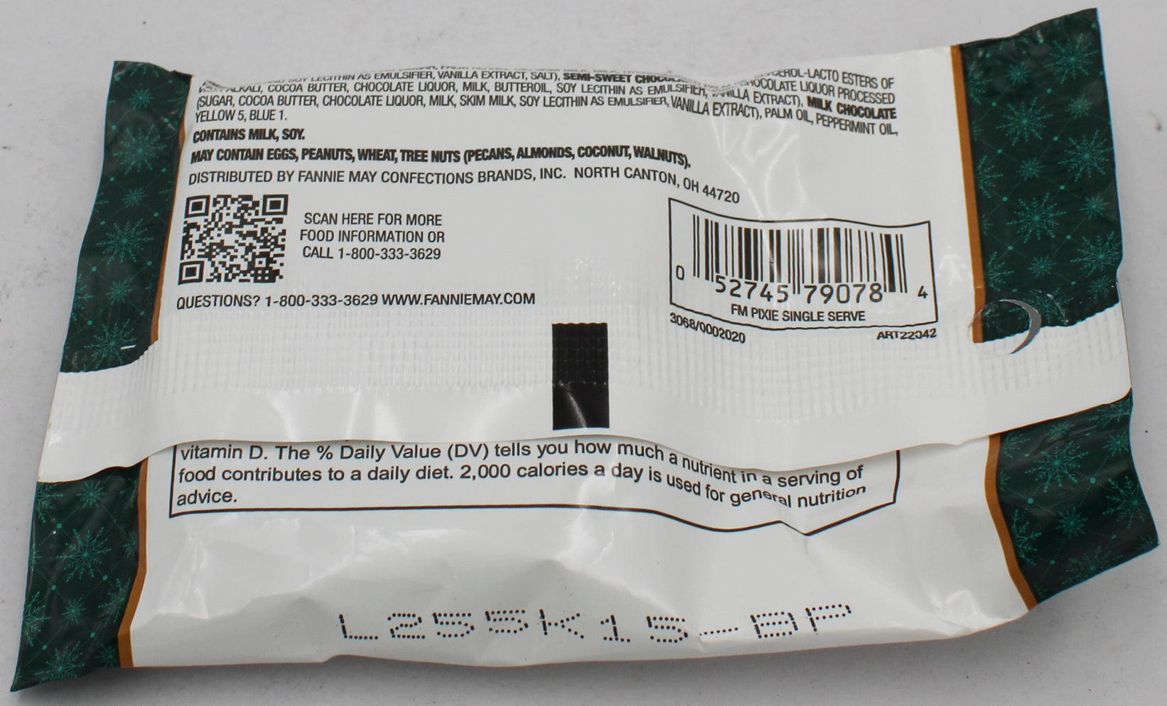 FANNIE MAY MINT MELTAWAY SINGLE SERVE 1.5 Oz BB 12/8/26