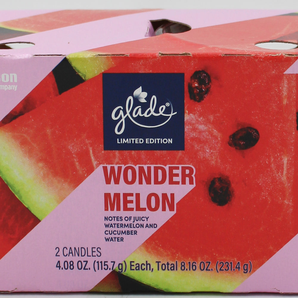 GLADE CANDLE WONDER MELON 2ct 4.08oz US